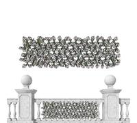 Panneau de clôture en feuilles de jardin - Écran vert artificiel - Clôture décorative flexible - Haie extensible pour clôture de maison ou de jardin - Mur de confidentialité en plein air pour patio
