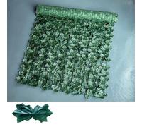 Panneau de clôture en feuilles de lierre artificiel de 1/3 m - Décoration murale pour jardin - 1 x 2 m - Clôture décorative pour plantes