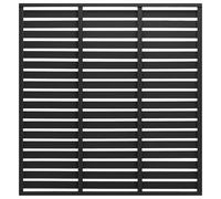 vidaXL Panneau de clôture WPC 180x180 cm Noir