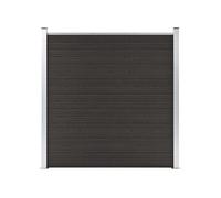 vidaXL Panneau de Clôture Barrière de Jardin Mur de Clôture Bordure de Balcon Patio Terrasse Arrière-cour Extérieur WPC 148972