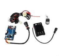 Panneau de commande de chauffage d'air diesel 12 V 24 V avec télécommande de moniteur LCD - Kit de carte mère pour systèmes de chauffage de stationnement de 2 kW 5 kW en plastique noir