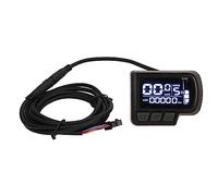 Panneau de Commande de Compteur d'affichage LCD de vélo électrique, Compteur d'affichage de VTT avec câble, boîtier ABS pour Le Cyclisme en Plein air