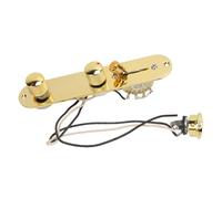 Panneau de commande de guitare entièrement chargé, guitare à distance pré-câblée, adaptée à un commutateur à 5 voies 250k Volume de potentiomètre et des composants de tonalité sur (GE235 (or))