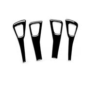 Panneau De Commande Fenêtre En Fiber Carbone Forgé, Décoration Intérieure Voiture, Couvercle Garniture Bouton Commutation Pour Tesla Modèle Y 3 2017 - 2022 autocollants(G Type 4Pcs)