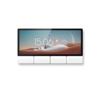 Panneau de Commande Intelligent Tuya F5 6,2 Pouces Android 11, Passerelle Zigbee, 8 Boutons Multifonctions avec Relais et Amplificateur Musical Mural