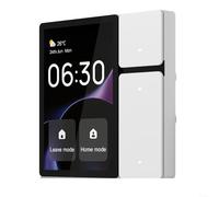 Panneau de commande Smart Home, hub maillé intégré de 3,5", interrupteurs intelligents à télécommande infrarouge, sonnettes, thermostats pour Alexa et Google Home