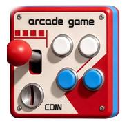 Panneau de commutation d’arcade rétro, plaque murale de bouton de joystick classique, trois types de décoration murale de salle de jeux vintage d’arcade rétro, cadeau de grotte d’homme (A1pc)