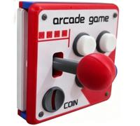 Panneau de commutation d’arcade rétro, plaque murale de bouton de joystick classique, trois types de décoration murale de salle de jeux vintage d’arcade rétro, cadeau de grotte d’homme (B1pc)