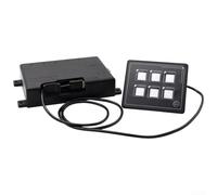 Panneau de commutation tactile à 6 boutons activé par application mobile pour le contrôle à distance des fonctions du véhicule dans les environnements de camping-car, yacht, voiture et bateau