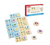 Panneau de comptage doigts | Jouet éducatif précoce - Matériel éducatif de manipulation mathématique,Pour classe/salle de jeux, garçons/filles, école à la maison, soirées familiales, maternelle, présc