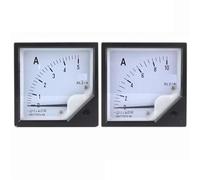 Panneau de compteur analogique Direct 6L2-A 5A 10A 15A 20A 30A AC, ampèremètre de courant, jauge pointeur ampèremètre 80x80MM, 1 pièces(10A)