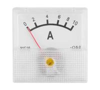 Panneau de compteur de courant analogique DC, for jauge d'ampli DC 10A 20A 30A 50A, testeur de courant DC 0-20V AC 0-300V, voltmètre pointeur 91C16(0-20A)
