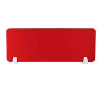 Panneau de confidentialité de bureau, cloisons et séparateurs de bureau rouges, séparateurs antibruit, solutions d'expansion d'espace pour une concentration et une clarté visuelle accrues, 1