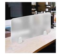 Panneau de confidentialité de bureau en acrylique autonome, résistant à l'eau et à l'usure, cloison de bureau, facile à installer, écran de confidentialité pour salles de classe, bibliothèques et