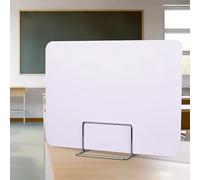 Panneau de confidentialité de bureau, séparateur de bureau acoustique blanc - 40x40cm, cloison de confidentialité de bureau, écran anti-éternuements et anti-bruit, idéal pour les examens étu