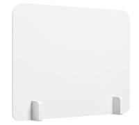 Panneau de Confidentialité du Bureau Pvc Blanc Anti-projection à Bord Rond | Séparateur de Bureau, Panneau Separation Interieur, pour Hôtel et Restaurant