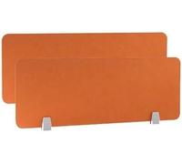 Panneau de confidentialité for Bureau, 2 Paquets, réduit Le Bruit et Les Distractions visuelles, Preuve d'absorption Acoustique for Les Entreprises(Orange,30X60CM)