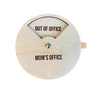 Panneau de confidentialité, panneau de travail à domicile - Veuillez frapper les panneaux de porte des bureaux | Panneau en bois « Ne pas déranger » dans une porte de réunion, panneau « Ne