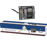 Panneau de contrôle avec sonde de niveau d'eau usée 12/24V, pour réservoirs de 15 à 55 cm Osculati 50.204.60