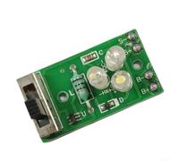 Panneau de contrôle de la lumière solaire 1,2 V, circuit imprimé en fibre de verre avec interrupteur à bascule pour LED blanches et colorées, module de bricolage pour pelouse, mur, pilier, guirlande