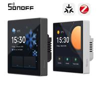 Panneau de contrôle intelligent pour maison connectée SONOFF NSPanel Pro Gen2, relais double canal, type 86, intègre les appareils, compatible avec Apple Home via Matter