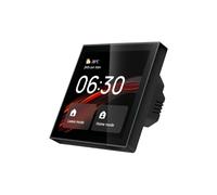 Panneau de contrôle Smart Home avec Alexa intégré, écran tactile 4 pouces, Hub Zigbee 3.0 et passerelle BLE SIG Mesh, affichage température et météo, mode maison et sortie, WiFi Tuya Smart Life, 86 x