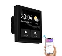 Panneau de Contrôle Smart Home pour Maison Intelligente, pour Tuya Zigbee Hub Control Panneau de commutateurs Wi-FI Smart Scene Commutateur LCD Écran Tactile Interrupteur Mural Panneau d'affichage