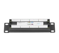 Panneau de Correctif de Réseau Mural de 8 Ports, Conception de ABS, UTP Cat6, 23-28AWG, Distribution des Fibres, pour Les Petits Espaces