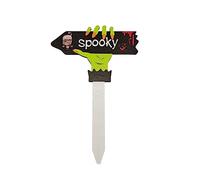 Panneau de cour d'Halloween avec piquet en bois - Décoration de jardin étrange pour festival fantomatique - Décoration de jardin