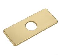 Panneau de couvercle de joint de robinet en acier inoxydable 304 - Accessoire décoratif pour robinets à trou unique (doré)