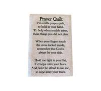 Panneau De Couverture De Prière Avec Poème - Articles De Prière Chrétienne,Panneau Texte Couverture Écriture,pour Groupes d'Église Familles Espace Méditation Maison Femmes Hommes Voyage Bureau Chambre