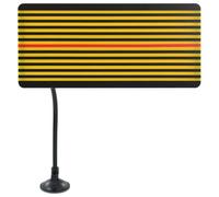 Panneau de débosselage LED avec bras flexible et ventouse puissante, 32 x 15 cm, lampe de fixation pour débosselage sans endommager la peinture, port USB, convient pour voiture, SUV, camion, atelier