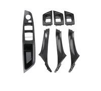 Panneau de décoration Pour BMW Série 5 F10 F11 F18 520i 523i 525i 528i 535i LHD RHD Poignée Porte Passager Intérieure Garniture Panneau Intérieur Garniture de décoration(LHD Carbon Firber)
