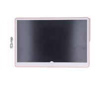 Panneau de Dessin électronique de Tablette d'écriture LCD Colorful Doodle Board avec Stylo Grand écran Portable effacable pour Enfants Élèves Home School Abs Material 10 Pouces (Rose et Blanc)