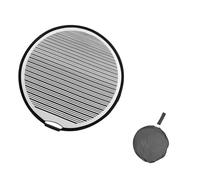 Panneau de détection de voiture avec réflecteur de lumière rayée flexible et pliable - Outil de fixation pour porte de véhicule - Portable - Réparation de bosses avec réflecteur