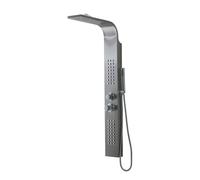 PANNEAU DE DOUCHE EN ACIER INOXYDABLE 304 BROSSÉ H 125CM