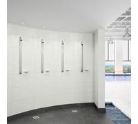 Panneau de douche Sporting 2 Robinet Jet de pluie DELABIE M1/2' alu anodisé - 714700DP