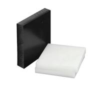 Panneau De Feuille De Plastique POM, Épaisseur 8mm/10mm, Plaque De Polyoxyméthylène Blanc/noir For La Découpe CNC, La Fabrication De Modèles, Matière Première De Bricolage, 1 Pièce(White,8x200x300mm)
