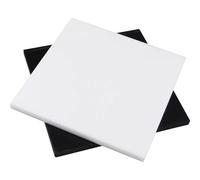 Panneau De Feuille De POM En Plastique Dur Blanc Noir For Machine CNC, Plaque De Polyoxyméthylène De 5mm D'épaisseur, 1 Pièce, Matière Première De Fabrication De Modèles DIY(White,5x200x300mm)