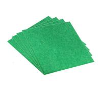 Panneau de feutre carré auto-adhésif, 20 pièces, panneau d'affichage mural avec punaises, avis, messages, mémos, affichage photos for le bureau(Green)