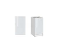 - Panneau de finition pour meuble bas Eco Blanc Brillant