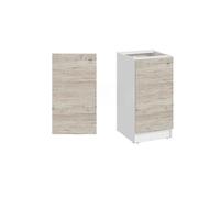 - Panneau de finition pour meuble bas Eco Noyer Blanchi