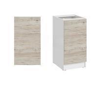 Panneau de finition pour meuble bas Eco Noyer Blanchi - Cuisineandcie