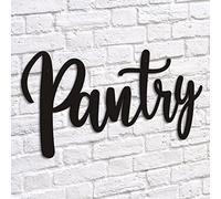 Panneau de garde-manger en métal pour maison, cuisine, restaurant, café, magasin, décoration murale moderne de ferme, cadeau de pendaison de crémaillère