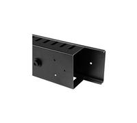 StarTech.com Panneau de gestion de câbles 0U de 1,8 m pour rack - Guide-câbles avec conduit encoché - Organisateur pour câbles (CMVER40UF) - Guide pour câbles - 1.83 m - noir - 40U - pour P/N:...