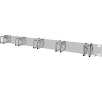 Rittal Panneau de gestion de câbles 1 HE 7257.200 – Support acier RAL 7035, 5 guides 40×50