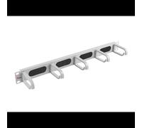 Panneau de gestion de câbles Equip 327321 pour rack 19 pouces en acier et plastique blanc 386g