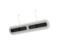 Panneau de guide de tirage pour déflecteur de vent monté sur crochet supérieur pour le refroidissement de la chambre à coucher, direction réglable, polycarbonate ABS, 89, 8 cm / 35, 35 pouces