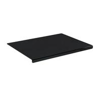 Panneau de hachage non glissement - tapis de coupe en acrylique noir, feuille de préparation aux fruits | de la plate-forme de cuisine plate résistante à la chaleur, gadget sûr de la nourritur