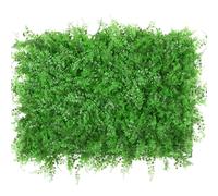 Panneau de Haie Artificielle, Mur Végétal Artificiel, Gazon Synthétique Décoratif, Panneaux de Verdure Artificielle pour Jardin, Terrasse, Balcon, Mur, Clôture,Anti-UV, Facile à Installer (A12)